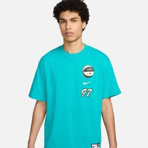 The Nike Tee Max90 Basketball T-Shirt Heavyweight Throwback